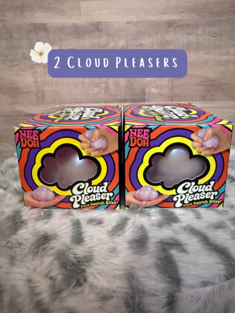 Authentic Rare Schylling NeeDoh Cloud Pleaser